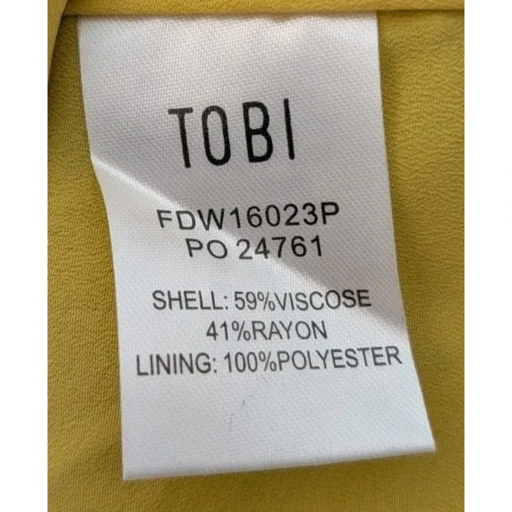 Tobi Babydoll Slip Dress Women's Small Low Back Retro Glam Lined Mini Green NEW